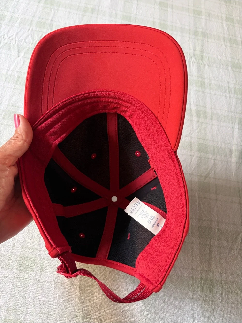 Lululemon Classic Red Baseball Cap - Picture 4 of 8